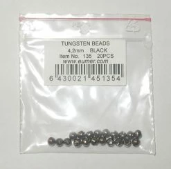 Eumer Tungsten Beads, 4.2mm