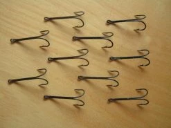 Mustad 3582C Double Salmon Hook, Koko:10