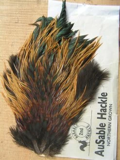 Ausable Hackle 2nd Grade -pintaperhosatula, Väri:Ruskea Badger