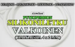 Riverbug -silikoniletku,1m, 4x2mm