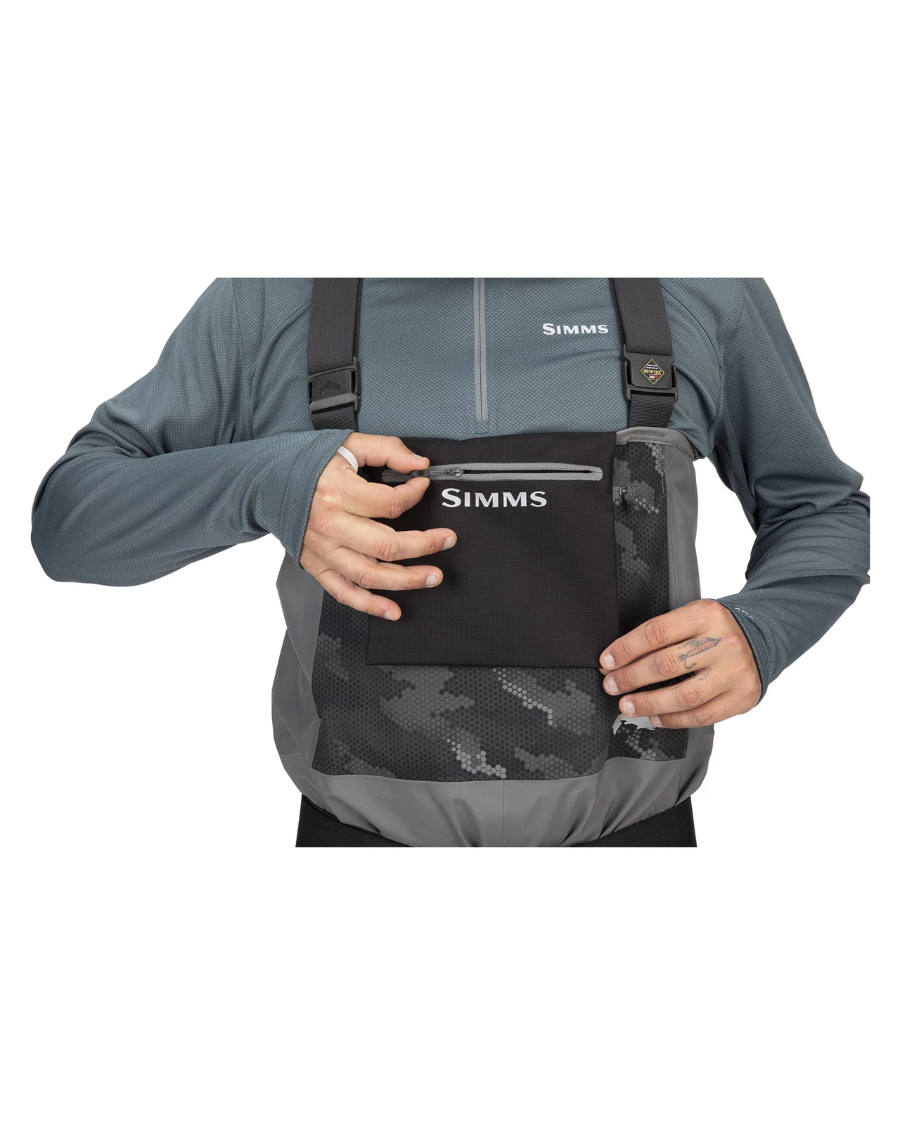 Simms Guide Classic -kahluuhousut, Carbon 6 Simms Guide Classic -kahluuhousut, Carbon - Image 4