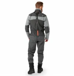 Guideline HD Sonic Wader -kahluuhousut, Graphite/Charcoal -Halpa Perhonsidonta kauppa SONICWADERS2