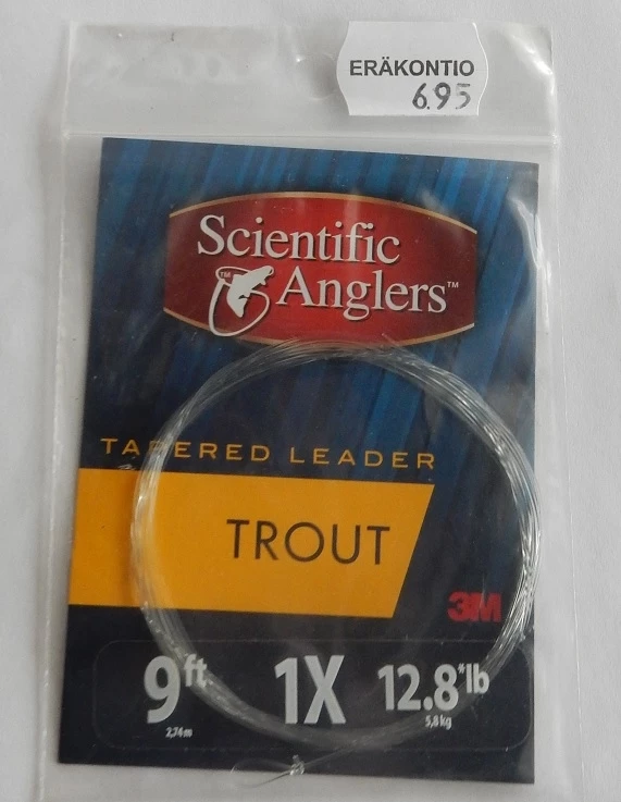 Scientific Anglers Trout 1X 9′ -valmis Perhoperuke 2 Scientific Anglers Trout 1X 9′ -valmis Perhoperuke