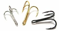 Partridge Of Redditch Salar X4G Tube Treble Hook, Kulta